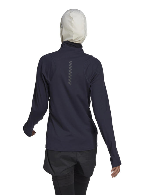 ADIDAS PERFORMANCE Блуза Run Fast Half-Zip Long Sleeve