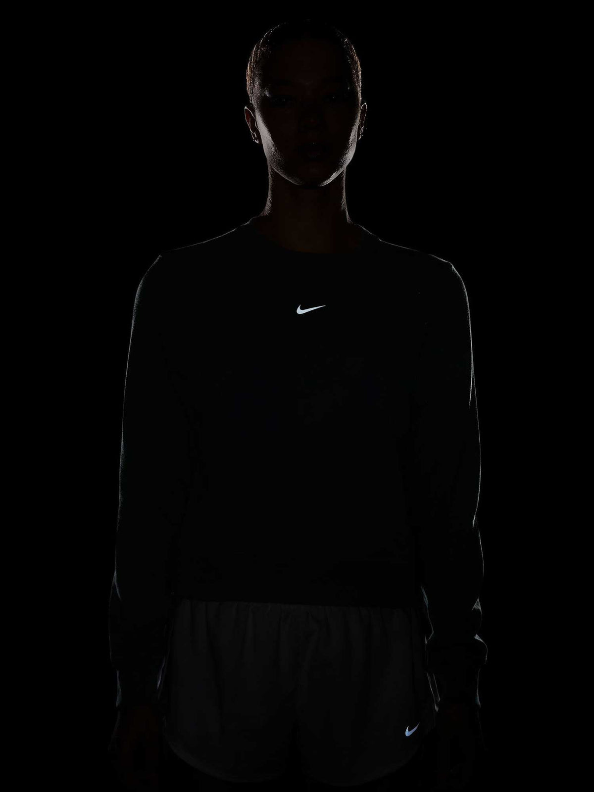 NIKE Блуза W NK ONE DF CREW LBR